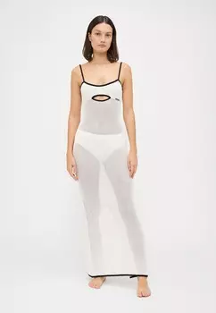 Пляжный аксессуар MAXI BEACH DRESS KARL LAGERFELD, молочный