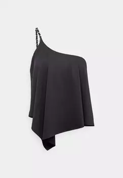 Пляжный аксессуар One Shoulder Tankini Michael Kors, черный