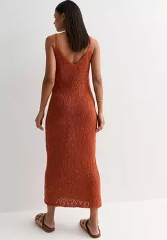 Пляжный аксессуар Rust Glitter Crochet New Look, оранжевый