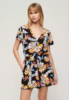 Пляжный аксессуар SHORT SLEEVE Superdry, цвет watercolour tropic orange