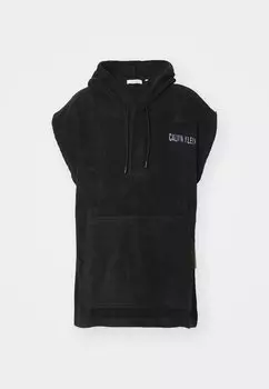 Пляжный аксессуар TOWEL HOODIE Calvin Klein Swimwear, черный