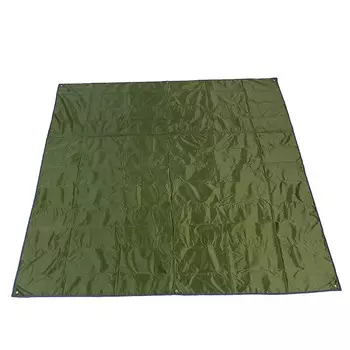 Пляжный коврик AXZaotu, водонепроницаемый и пескозащитный, ткань для пикника, подушка для палатки, влагостойкий портативный ультратонкий коврик, армейский зеленый цвет