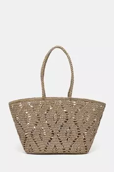 Пляжный мешок Answear.Lab, коричневый