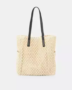 Пляжный шоппер с карманами Tintoretto, цвет 120 Crudo