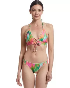 Пляжный топ BECCA Mirage Mira Corset Halter Top, цвет Mutlicolor