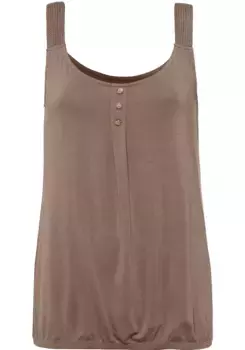 Пляжный топ LASCANA (2 шт. в упаковке), с модными плетеными бретелями, черный