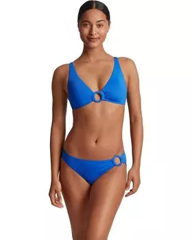 Пляжный топ Lauren Ralph Lauren Beach Club Solid Macrame Ring Top, цвет Electric Blue