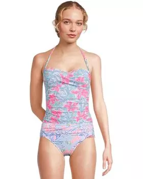 Пляжный топ Lilly Pulitzer Flamenco Tankini Top, цвет Multi Beachside Haven Swim