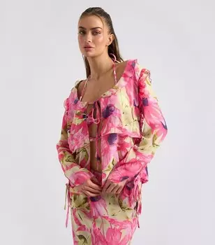 Пляжный топ Urban Bliss с цветочным принтом Urban Bliss, мультиколор