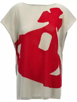 Пляжный топ Vivienne Westwood Intarsia Pixel Orb, серый