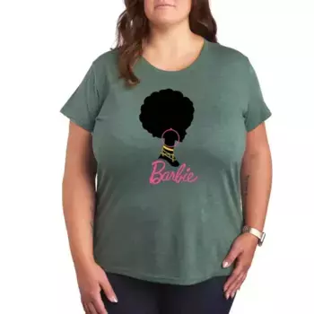 Плюс афро-футболка Barbie, зеленый