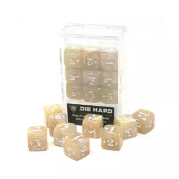 Плюс блок питания — белый (9), Magic - The Gathering Spindown Counters (Die Hard Dice)