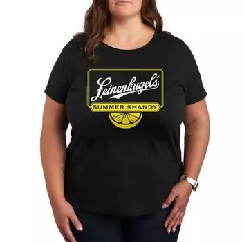 Плюс футболка leinenkugel's shandy с рисунком лимона. Licensed Character, черный