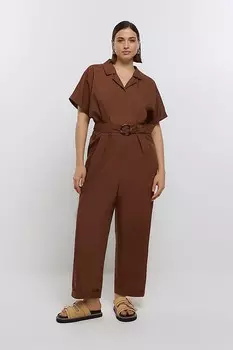Плюс комбинезон хозяйственный River Island, коричневый