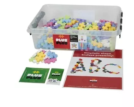 Plus-Plus, BIG, микс в пастельных тонах - 200 шт.