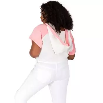 Плюс размер Ashira Толстовка с завязкой спереди и рукавами кимоно с цветными блоками и реглан Poetic Justice