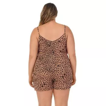 Плюс размер Beauty Sleep Social Пижамный комплект из топа на бретельках и боксеров Beauty Sleep Social