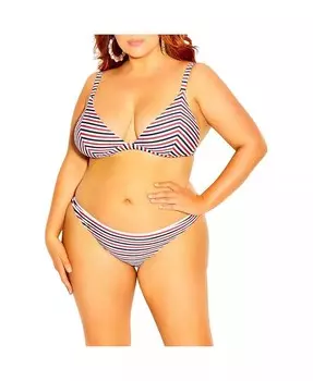 Плюс размер бикини-топ Daisy CITY CHIC, красный