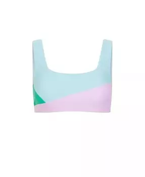 Плюс размер Бикини-топ Lulu на косточках Splice CITY CHIC, синий