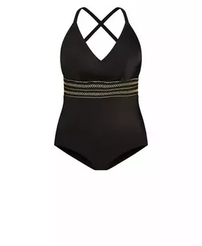 Плюс размер Люсия 1 шт CITY CHIC, черный