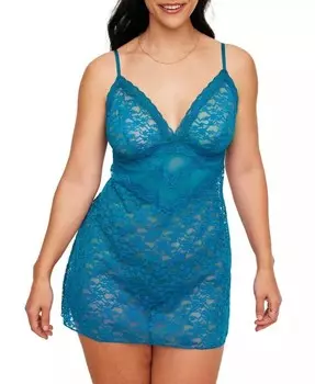 Плюс размер нижнего белья Mary Adore Me, синий