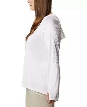 Плюс размер pfg худи tidal футболка active top Columbia, мульти