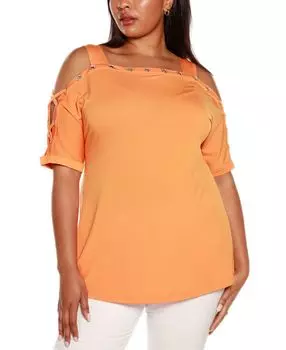 Плюс размер топ с открытыми плечами Belldini, мульти