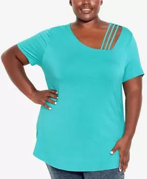 Плюс размер топ с v-образным вырезом Avenue, мульти