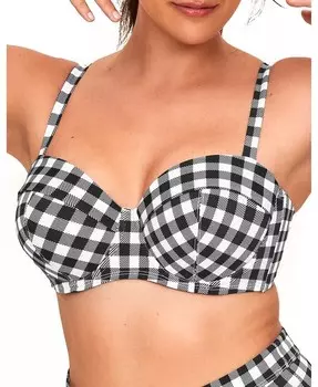 Плюс размер Vivien Купальный костюм Бюстгальтер Adore Me, мультиколор