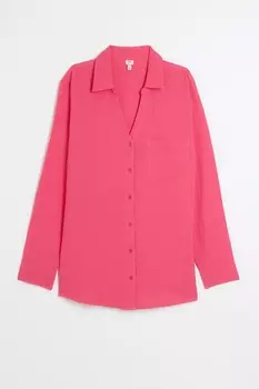 Плюс рубашка с рюшами River Island, розовый