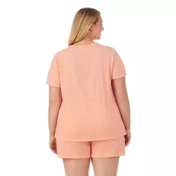 Plus Size Пижамная футболка Cuddl Duds Essentials и пижамные боксеры для сна Cuddl Duds