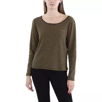 Плюс Женский Полосатый Круглый Вырез Пуловер Топ Levi's, цвет julip stripe mole