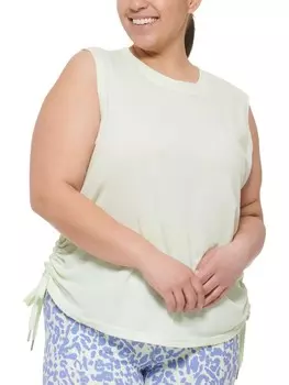 Плюс женский влагоотводящий пуловер для тренировок Calvin Klein Performance, цвет Refresh