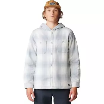 Плюшеровая рубашка с микрофлисовой подкладкой Mountain Hardwear, цвет glacial ombre buffalo check print
