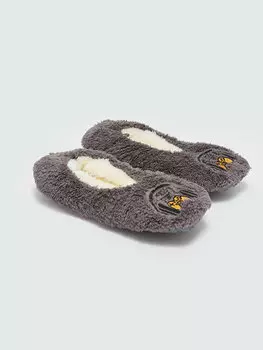 Плюшевая детская домашняя обувь с объемной аппликацией LCW STEPS
