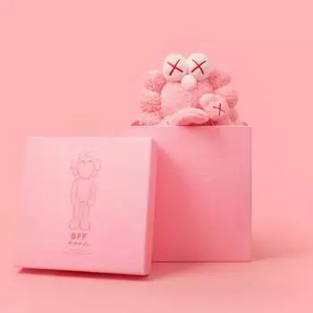Плюшевая фигурка Kaws Bff, розовый