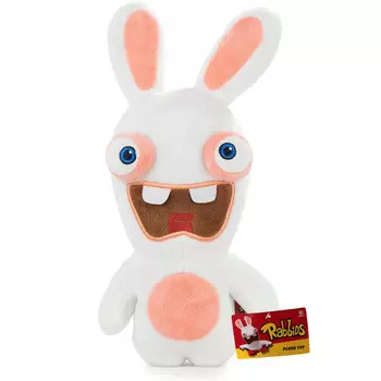 Плюшевая Игрушка Кролик Из Игры 29 См Кролик-Маскот Оригинальная Лицензия Ubisoft Inna marka