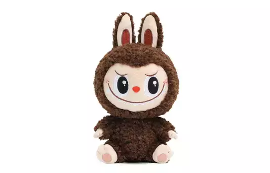 Плюшевая игрушка Pop Mart Labubu Plush Doll, коричневый