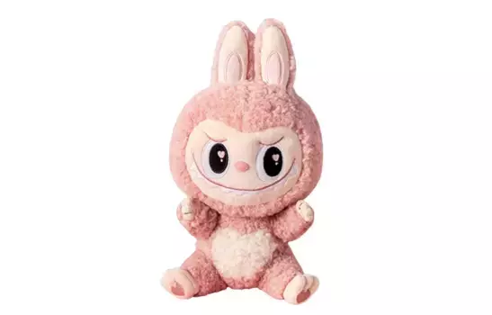 Плюшевая игрушка Pop Mart Labubu Plush Doll Valentine's Day, розовый