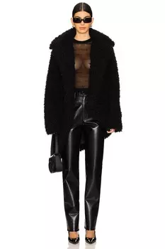 Плюшевая куртка элоизы Rta, черный