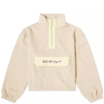 Плюшевая куртка с капюшоном Off-White