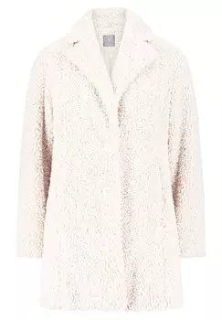 Плюшевая куртка с воротником с лацканами Betty & Co, бежевый