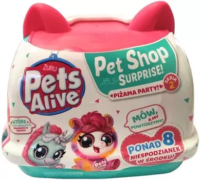 Плюшевая Пижама Для Вечеринки Zuru Pets Alive + Транспорт Inna marka