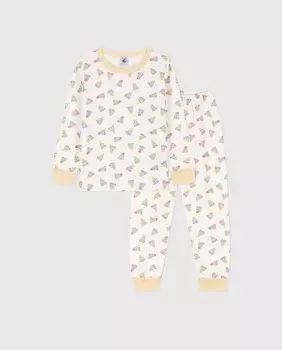 Плюшевая пижама с шапочкой для мальчиков и девочек. Petit Bateau, разноцветные