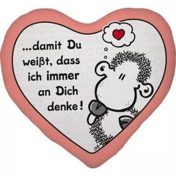 Плюшевая подушка Sheepworld. Подарочный предмет Think.