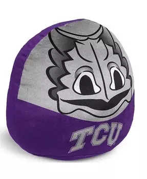 Плюшевая подушка-талисман TCU Horned Frogs Pegasus Home Fashions, фиолетовый