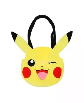 Плюшевая сумка для взрослых Пикачу с большим лицом Pokemon, желтый