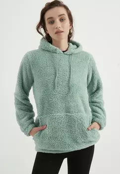 Плюшевая толстовка с капюшоном Herita, зеленый