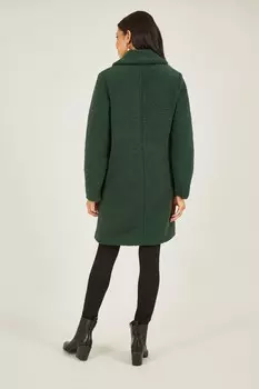 Плюшевое пальто Yumi, зеленый