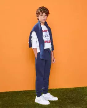 Плюшевые брюки Kids El Corte Ingls, темно-синий